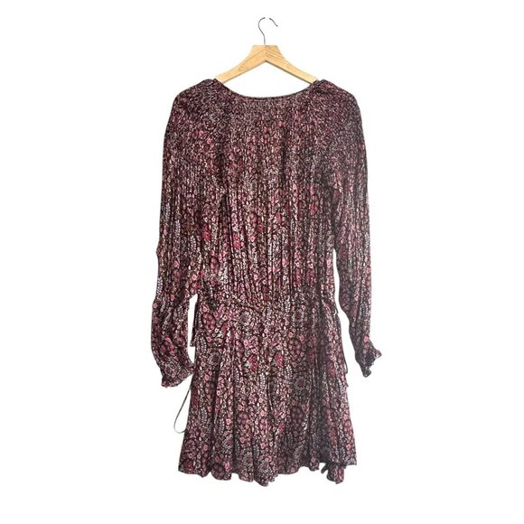 Isabel Marant Étoile Noanne Floral Mini Dress Brown FR 34 NWT - Picture 3 of 16